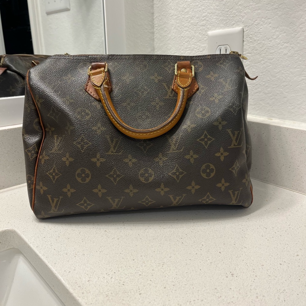Louis Vuitton Dark Brown Monogram Satchel